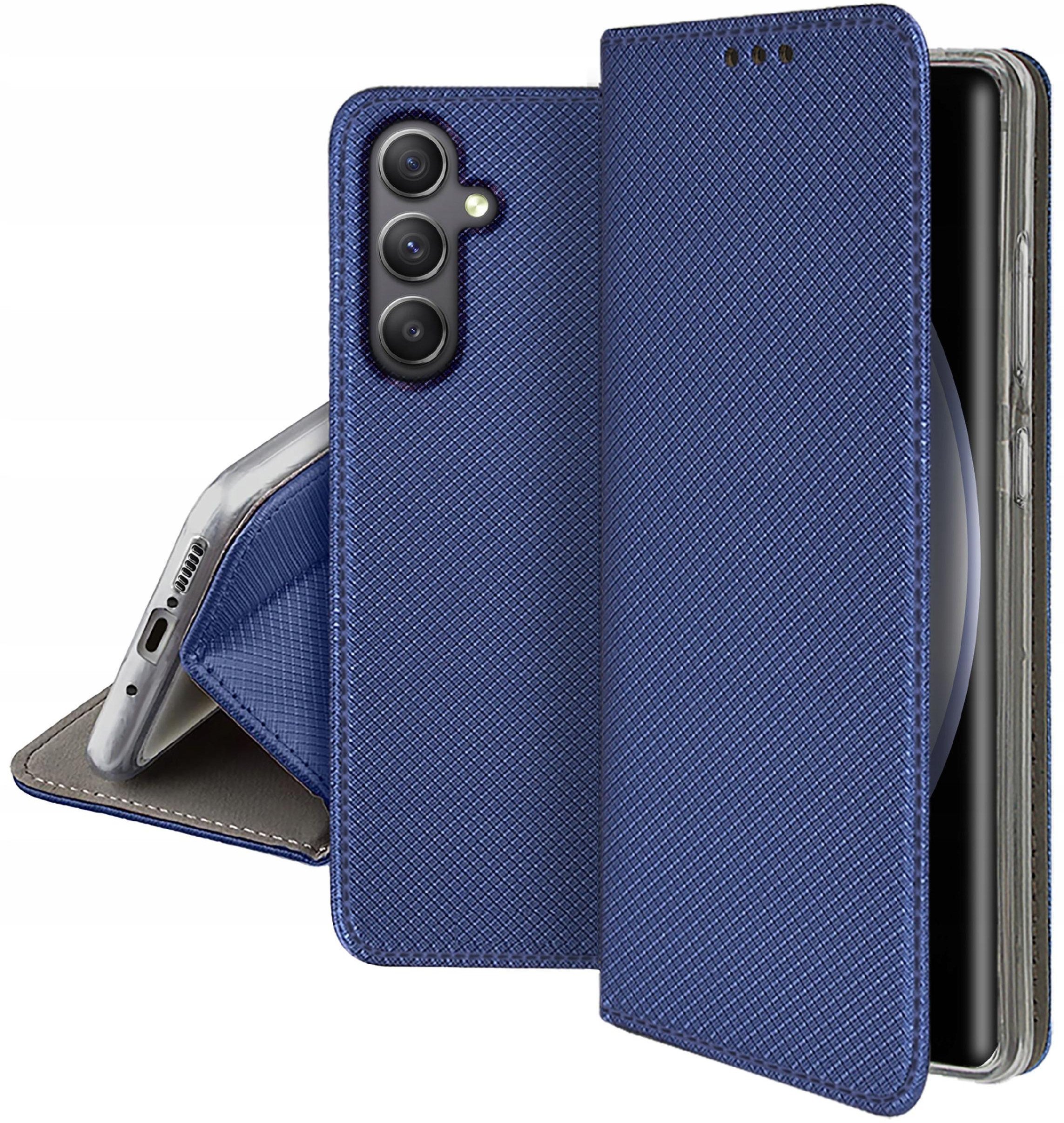 Etui do Samsung Galaxy S23 FE SMART MAGNET CASE PORTFEL + SZKŁO 9H