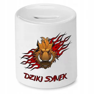 SKARBONKA DLA SYNA DZIKI SYNEK PREZENT z Nadrukiem ze Zdjęciem - Skarbonki - miniaturka - grafika 1