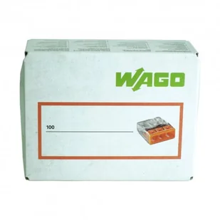 Szybkozłączka 4x0,5-2,5mm2 do puszek instalacyjnych na drut Cu - WAGO 1 sztuka 100 sztuk - Kostki, złączki, wtyczki - miniaturka - grafika 7