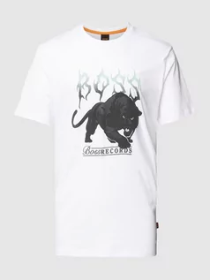 Koszulki męskie - T-shirt z nadrukiem z logo model ‘Pantera’ - grafika 1