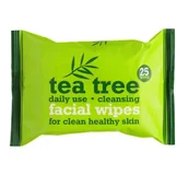 Chusteczki do demakijażu - Xpel Tea Tree Cleansing Facial Wipes 25szt W Chusteczki do twarzy do skóry wrażliwej - miniaturka - grafika 1
