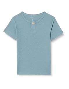 Bestseller A/S Chłopcy NMMHUMUS SS TOP T-shirt, Smoke Blue, 92, Smoke Blue, 92 - Koszulki i topy damskie - miniaturka - grafika 1