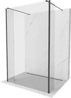 Ścianki i drzwi prysznicowe - Mexen Kioto ścianka prysznicowa wolnostojąca 95 x 30 x 30 cm, transparent, czarna - 800-095-030-222-70-00-030 - miniaturka - grafika 1