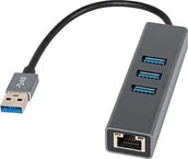 Karty sieciowe - Karta sieciowa Blow 86-064# Karta sieciowa usb-c rj45+3xusb kabel k-06 - miniaturka - grafika 1