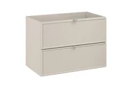 Szafki łazienkowe - Szafka łazienkowa pod umywalkę Comad Bella 80 cm kaszmirowy mat 82-80-46-2S - miniaturka - grafika 1