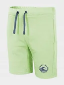 Spodenki męskie - 4F Wygodne krótkie spodenki dresowe dla chłopców Miętowe Rozmiar 140CM - miniaturka - grafika 1