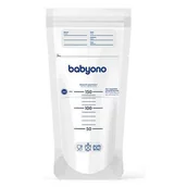 Akcesoria do karmienia - BabyOno Woreczki do przechowywania pokarmu 20szt 1039 - miniaturka - grafika 1