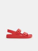 Buty dla chłopców - Sinsay - Sandały - czerwony - miniaturka - grafika 1