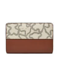 Portfele - Duży Portfel Damski TOUS Kaos Icon 2002186543 Brązowy - miniaturka - grafika 1