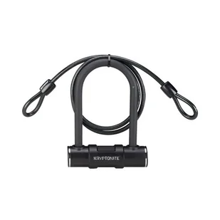 Zapięcie rowerowe KRYPTONITE K000648 Mini U-lock Czarny - Zabezpieczenia do roweru - miniaturka - grafika 1
