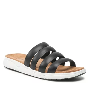 Caprice Klapki 9-27102-28 Black Softnap. 040 - Klapki i japonki damskie - miniaturka - grafika 1