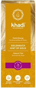 KHADI (farby do włosów) Henna złoty blond - Khadi - 100g BP-4260378040046 - Akcesoria i kosmetyki do stylizacji brwi - miniaturka - grafika 4