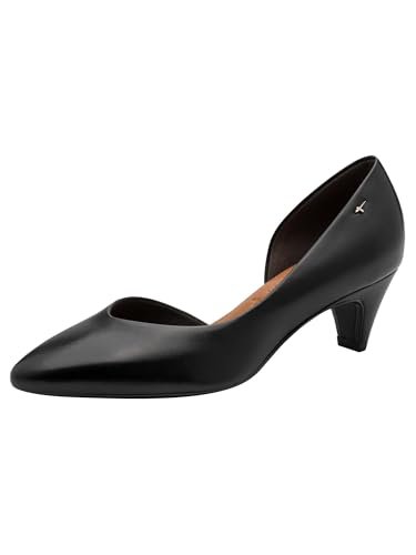 Tamaris Damen Pumps 1-22428-46, Czółenka damskie, czarne, 38 EU