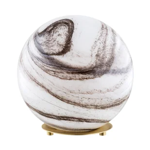 Lampa stołowa ARUBA E27 - mosiądz szczotkowany/marmurek - Lampy stojące - miniaturka - grafika 1
