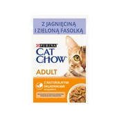 Mokra karma dla kotów - Purina Cat Chow Cat Chow Adult Jagnięcina i zielona fasolka 85g Saszetka 49564-uniw - miniaturka - grafika 1