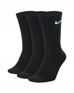 Skarpetki męskie - Skarpety 3-PAK Nike 42-46 Czarne Długie SX7676-010 - miniaturka - grafika 1