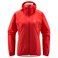 Kurtki damskie - Damska kurtka Haglöfs L.I.M Proof Poppy Red L - miniaturka - grafika 1