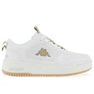 Trampki damskie - Buty Kappa Fogo 243324-1014 - białe - miniaturka - grafika 1