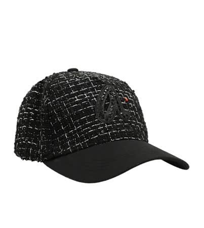 Czapka z daszkiem Anekke czarna z haftem elegancka piękna wygodna