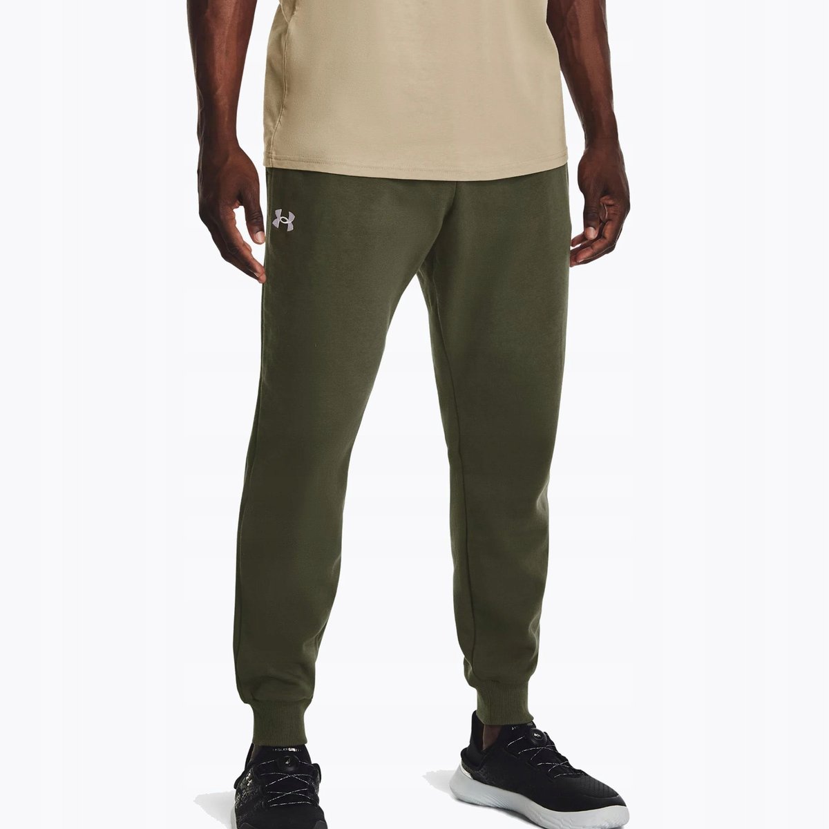 SPODNIE MĘSKIE UNDER ARMOUR DRESOWE JOGGERY SPORTOWE Rival Fleece 3XL