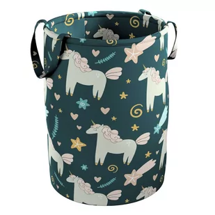 Kosz na zabawki Tobi, niebieski, 40x60cm, Magic Collection - Pudła i pojemniki do przechowywania - miniaturka - grafika 1