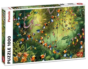 Piatnik Puzzle 1000 elementów. Ruyer, Tukany w dżungli - Puzzle - miniaturka - grafika 1