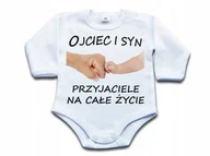 Body dla niemowląt - BODY Ojciec i syn przyjaciele na całe życie 62 dł - miniaturka - grafika 1