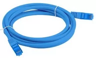 Patchcordy - Lanberg patchcord KAT.6A S/FTP LSZH CCA 0.5M niebieski fluke passed PCF6A-10CC-0050-B - miniaturka - grafika 1