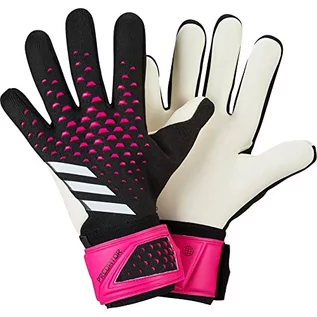 Rękawiczki - adidas Unisex Goalkeeper rękawiczki (W/O Fingersave) Pred Gl LGE, czarne/białe/Team Shock Pink, HN7993, rozmiar 9 - grafika 1