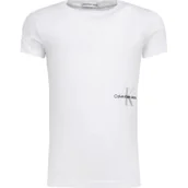 Koszulki męskie - Calvin Klein Jeans T-shirt MONOGRAM OFF PLACED | Regular Fit - miniaturka - grafika 1