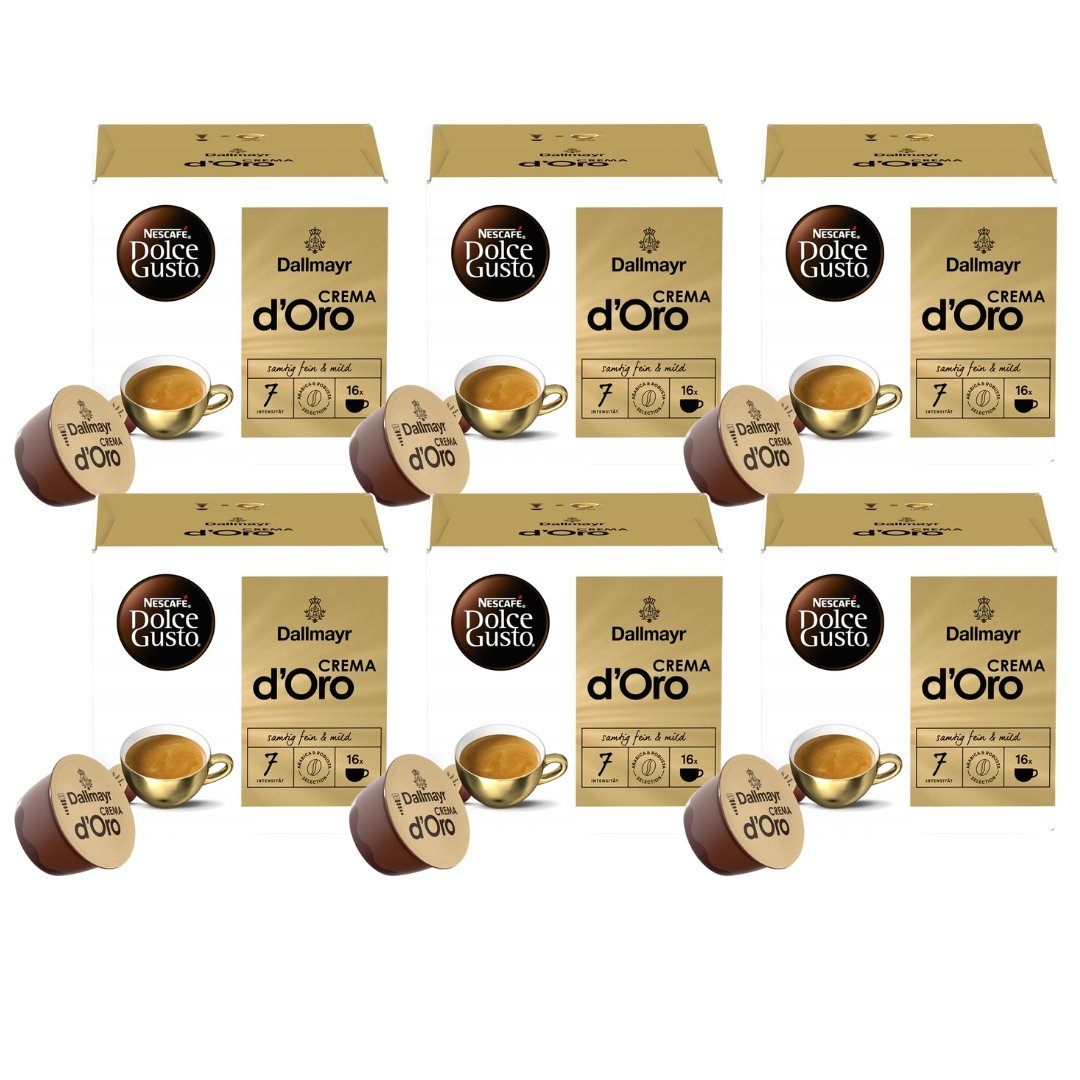 Kawa Dallmayr Nescafé Dolce Gusto Crema d'Oro 6x 16 kapsułek