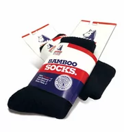 Skarpetki męskie - Skarpety Bambusowe Steel Blue BLACK - miniaturka - grafika 1