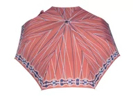 Parasole - Bardzo mocna automatyczna parasolka damska marki Parasol, brązowa w paski - miniaturka - grafika 1