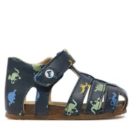 Buty dla dziewczynek - Sandały Naturino Falcotto By Naturino Alby 1500736-D6-0C02 Niebieski - miniaturka - grafika 1