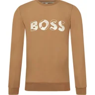 Bluzy dla dziewczynek - BOSS Kidswear Bluza | Regular Fit - miniaturka - grafika 1