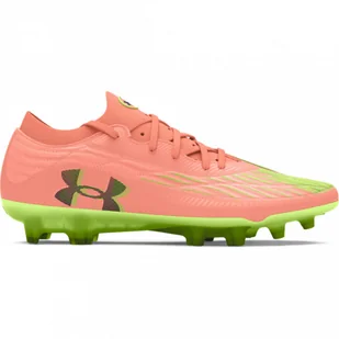 Buty piłkarskie korki lanki uniseks Under Armour UA Magnetico Elite 4 Fg - pomarańczowe - Piłka nożna - miniaturka - grafika 1