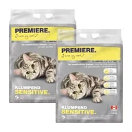 Żwirek dla kotów - PREMIERE Sensitive Żwirek zbrylający 2x12 kg - miniaturka - grafika 1