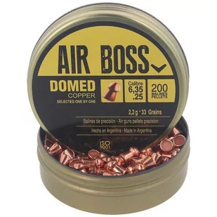 Apolo - Śrut do wiatrówki Air Boss Domed Copper -  6.35 mm - 200szt - E 30200 - Amunicja do wiatrówek - miniaturka - grafika 2