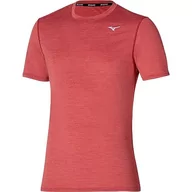 Koszulki męskie - Mizuno Koszulka męska Impulse Core, Czerwony mineralny, XL - miniaturka - grafika 1