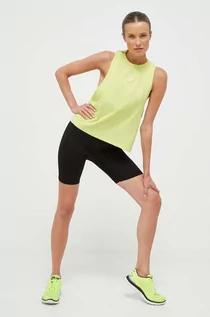 Koszulki sportowe damskie - Roxy top Essential Energy x Mizuno damski kolor zielony - grafika 1