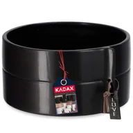 Donice - Osłonka na kwiaty ceramiczna 9 x 18 cm, czarna - miniaturka - grafika 1