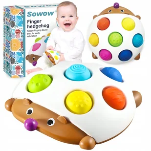 ZABAWKA SENSORYCZNA POP IT DUŻY JEŻYK ANTYSTRESOWY MONTESSORI DLA DZIECI - Zabawki sensoryczne - miniaturka - grafika 1