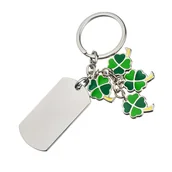 Breloki - Batek Brelok z zawieszkami, koniczynki - miniaturka - grafika 1