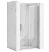 Ścianki i drzwi prysznicowe - DRZWI PRYSZNICOWE RAPID SLIDE CHROM 120 REA-K5602 - miniaturka - grafika 1