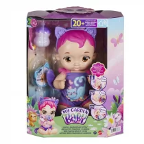 My Garden Baby Bobasek-Kotek Karmienie i drzemka Lalka z dźwiękami fioletowa - Lalki dla dziewczynek - miniaturka - grafika 1