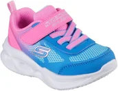 Buty dla dziewczynek - Skechers buty dziecięce S-Lights: Sola Glow - Ombre Deluxe 303714N HPBL pink 23 - miniaturka - grafika 1