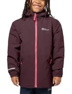 Kurtki i płaszcze dla chłopców - Jack Wolfskin SNOWY DAYS JACKET K, Kurtka outdoorowa Uniseks - dzieci, boysenberry/pink, 164 - miniaturka - grafika 1