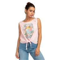 Koszulki i topy damskie - Damska koszulka bez rękawów BILLABONG SUNSET FEELINGS TEES EBJZT00136-MDD0 – Różowy - miniaturka - grafika 1