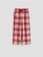 Moda i Uroda OUTLET - Reserved - Spodnie piżamowe - czerwony - miniaturka - grafika 1