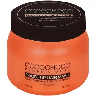 Cocochoco, Boost Up Hair Mask, Maska Głęboko Odbudowująca Włosy Zniszczone, Dodaje Blasku, Chroni, Odżywia, 500 ml - Maski do włosów - miniaturka - grafika 1